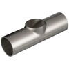 Tee weld 12710 short DIN stainless steel 316L polished